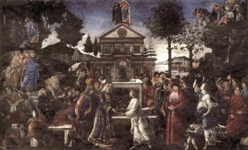 クリスチャン・イエス Painting - サンドロ・ボッティチェッリのキリストの誘惑
